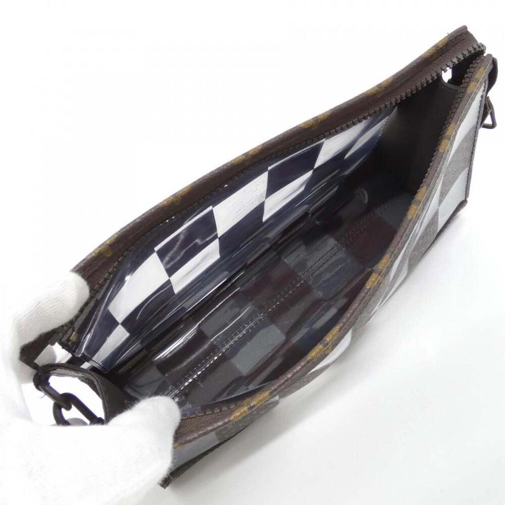 LOUIS VUITTON Brown Monogram Pouch - Picture 7 of 8